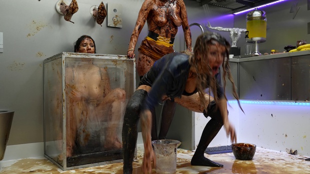 9. Download full pics of Rolling in Piss and Chocolate from powerfetish.com