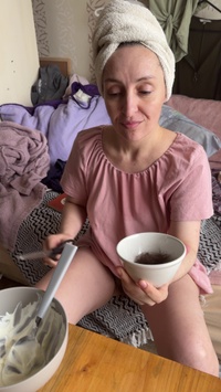 Selfie Fetish: Cup full of dark bush, little present for your nasty eyes 😏