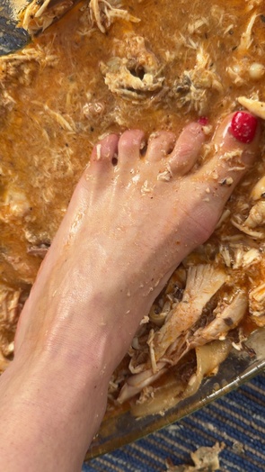 3. Download full pics of Glass dish, red toes, dinner ruined 🐷 from goperv.com