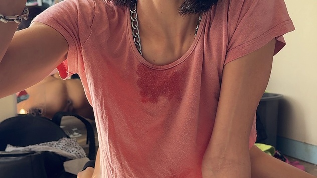 pissed in the bottle, drank it like a good freak