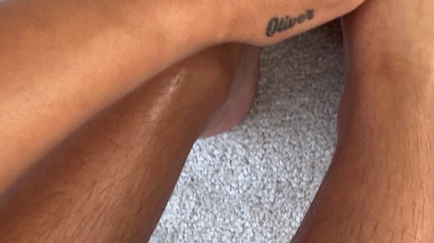 caught me on your hairy legs, waiting for the load