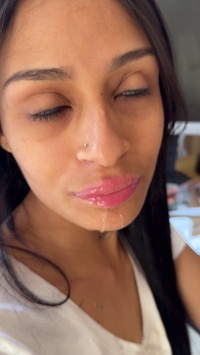 Selfie Fetish: shouldn't have saved the super sperm for my mouth 🤭