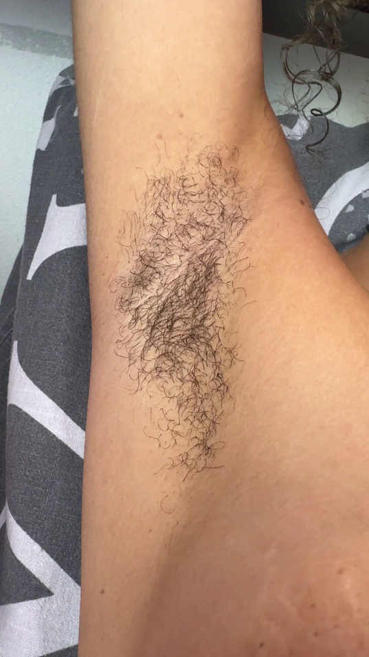 armpit,hairy armpits,pits,underarm hair,brunette,pale skin,slim body,body hair,natural hair,curly hair