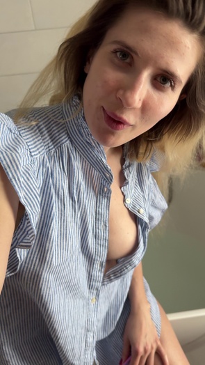 1. Download full pics of blue shirt, pink razor, hairy little secret 😇 from goperv.com