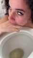 Selfie Fetish: Made the toilet swallow my puke, porra 🤢