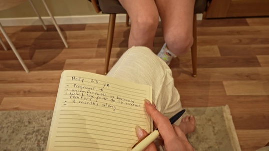 2. Download full pics of Pregnant Molly from therapyasmr.com